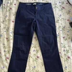 Frankie Navy Blue Chinos